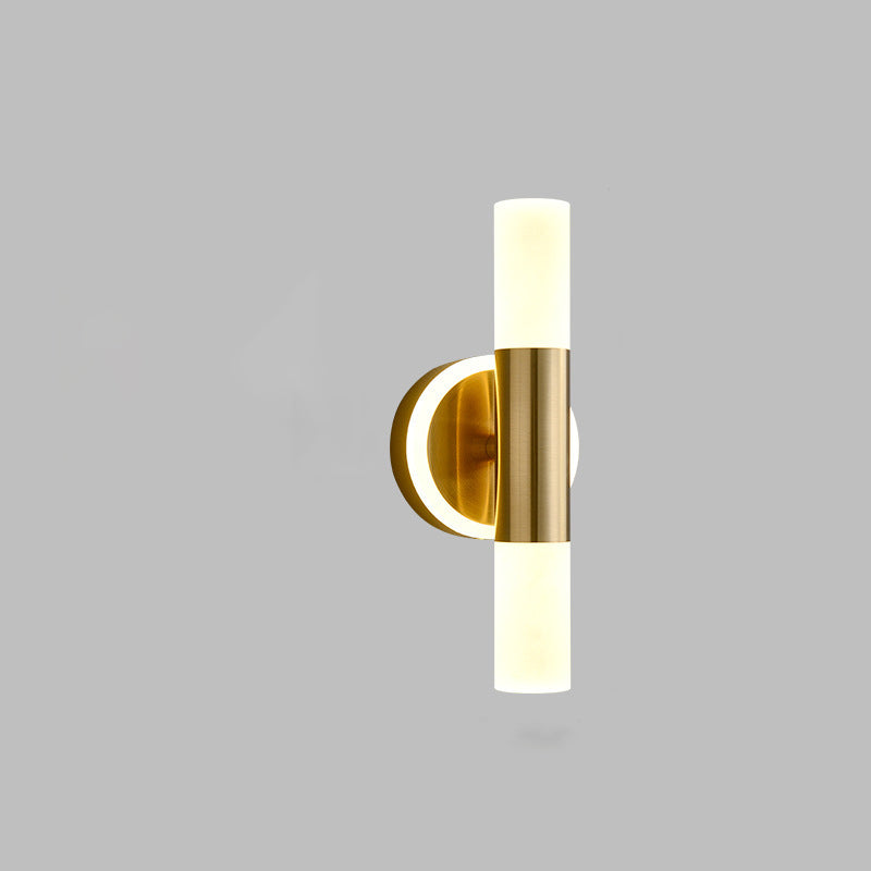 Acrylic Iron Round Cylinder Wall Lamp