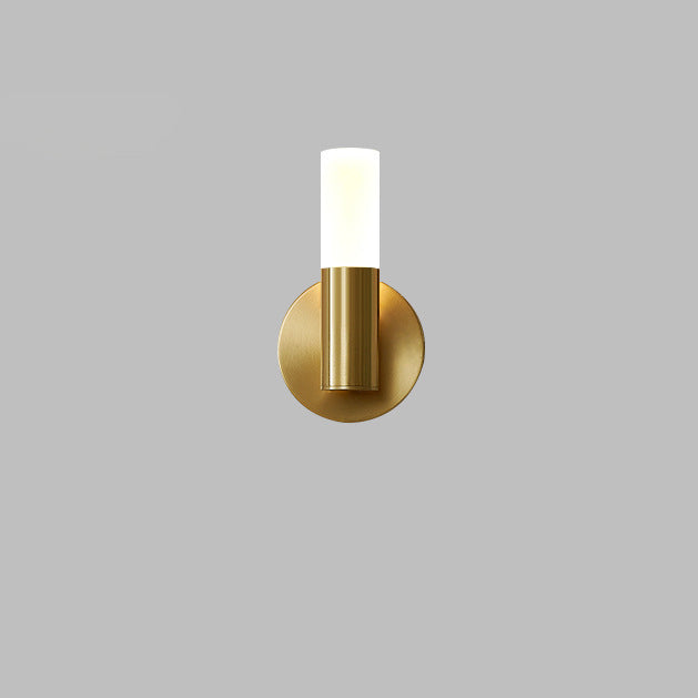 Acrylic Iron Round Cylinder Wall Lamp