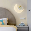 PE Iron Crescent Bedroom Wall Lamp