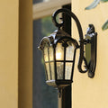 Aluminum Glass Curved-Square Outdoor Light