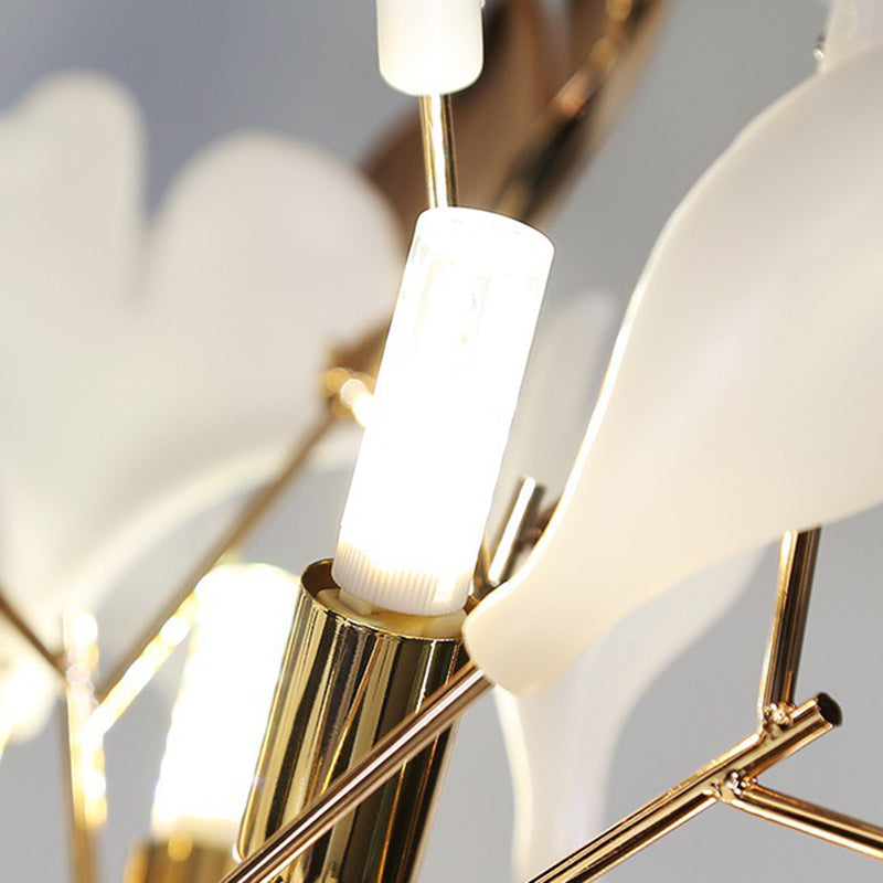 Contemporary Creative Metal Porcelain 5-Light Floor Lamp