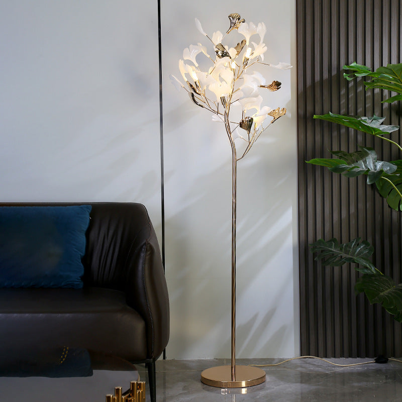 Contemporary Creative Metal Porcelain 5-Light Floor Lamp