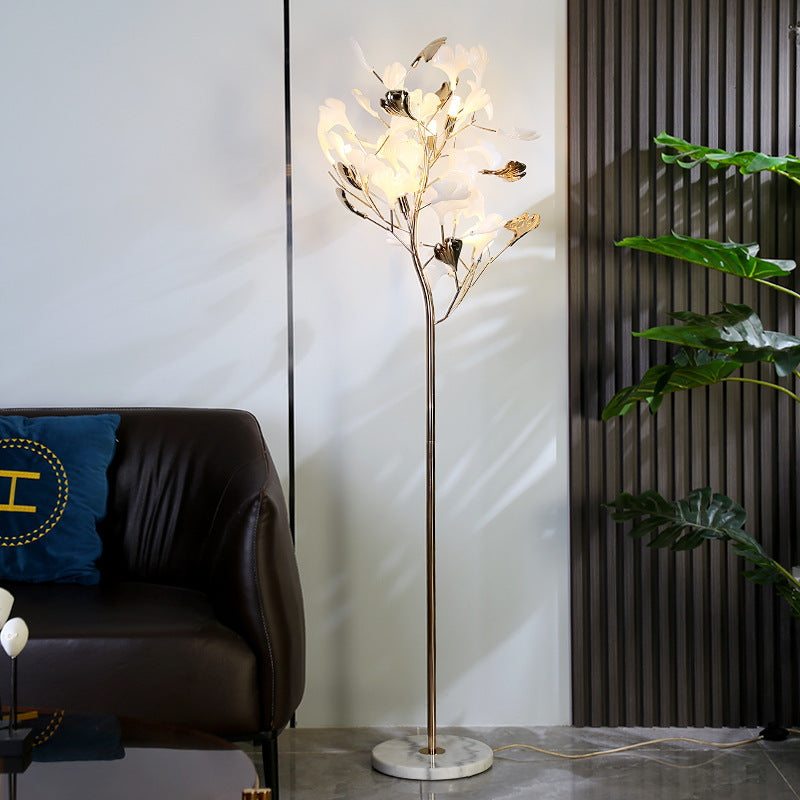 Contemporary Creative Metal Porcelain 5-Light Floor Lamp