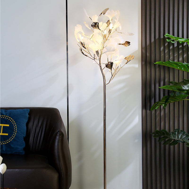 Contemporary Creative Metal Porcelain 5-Light Floor Lamp