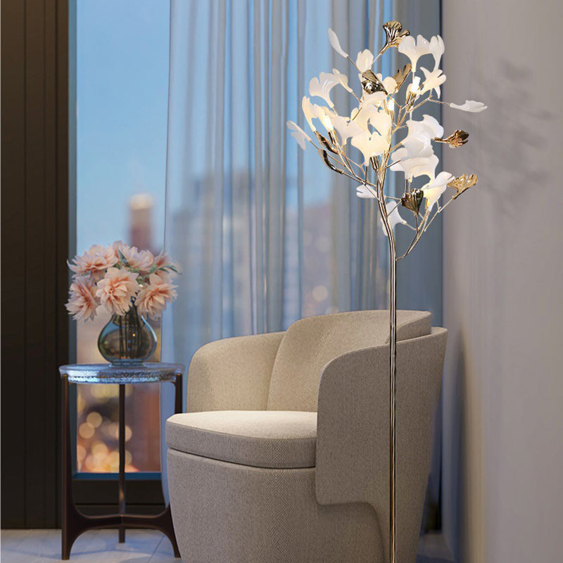 Contemporary Creative Metal Porcelain 5-Light Floor Lamp