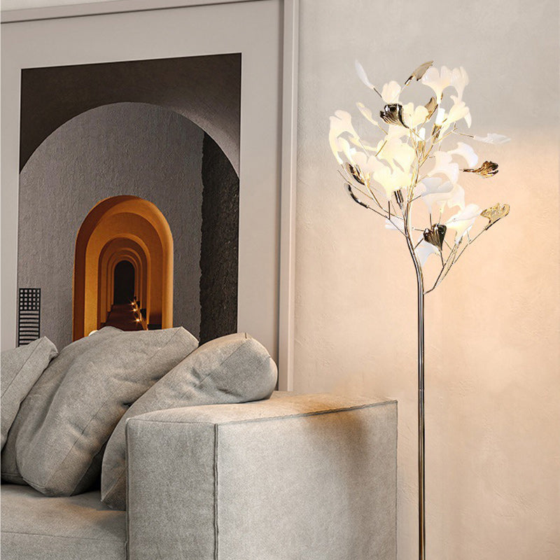 Contemporary Creative Metal Porcelain 5-Light Floor Lamp