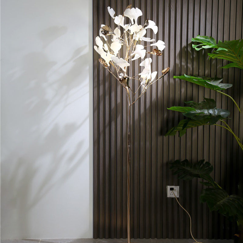 Contemporary Creative Metal Porcelain 5-Light Floor Lamp