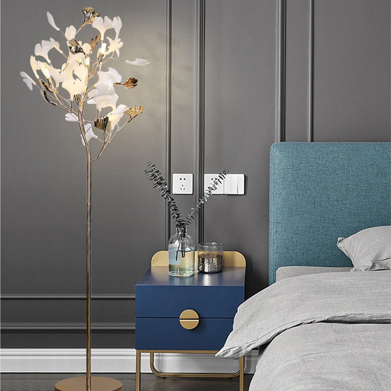 Contemporary Creative Metal Porcelain 5-Light Floor Lamp