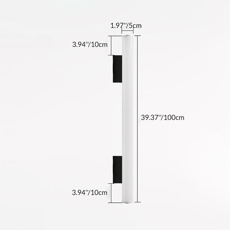Acrylic Aluminum Cylindrical Strip Outdoor Light