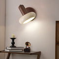 Yellow Travertine Solid Wood Wall Lamp