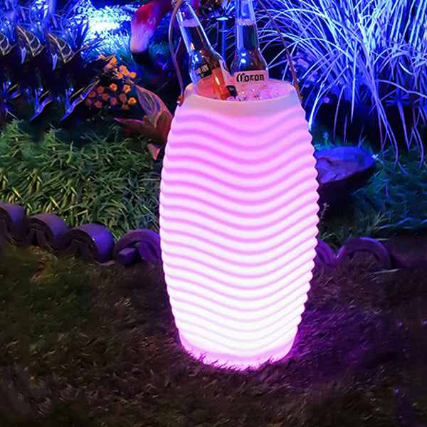 PE Barrel-Shaped Speaker Outdoor Light