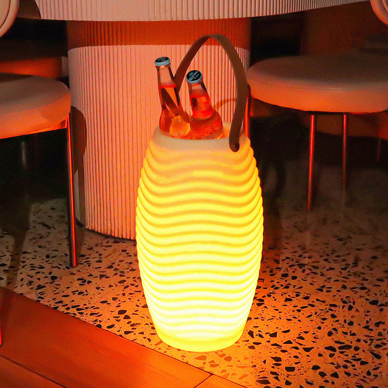 PE Barrel-Shaped Speaker Outdoor Light