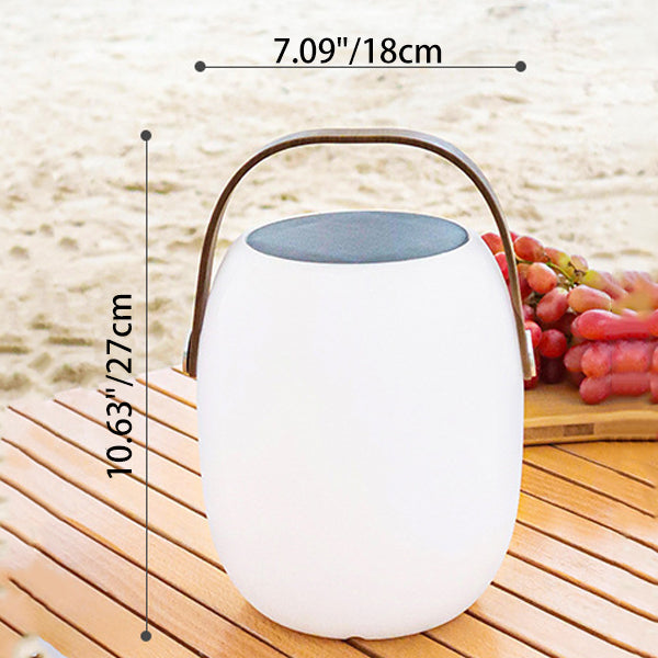 PE Acrylic Portable Barrel-Shaped Outdoor Light
