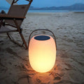PE Acrylic Portable Barrel-Shaped Outdoor Light
