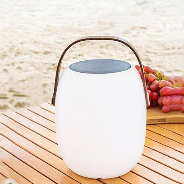 PE Acrylic Portable Barrel-Shaped Outdoor Light