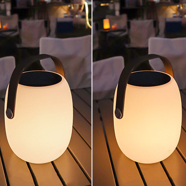 PE Acrylic Portable Barrel-Shaped Outdoor Light