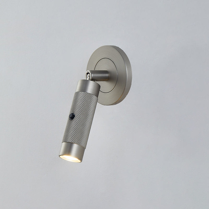 Aluminum Cylinder Round Living Wall Lamp