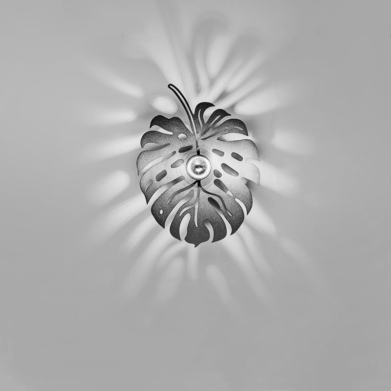 Iron Deer Butterfly Snowflake Wall Lamp