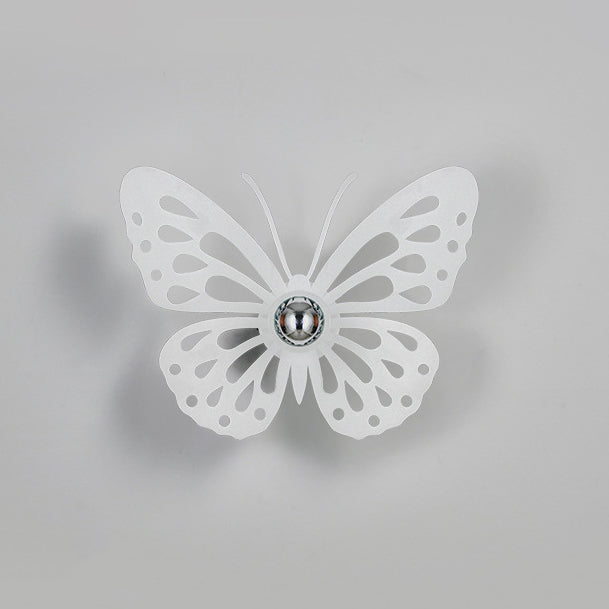 Iron Deer Butterfly Snowflake Wall Lamp