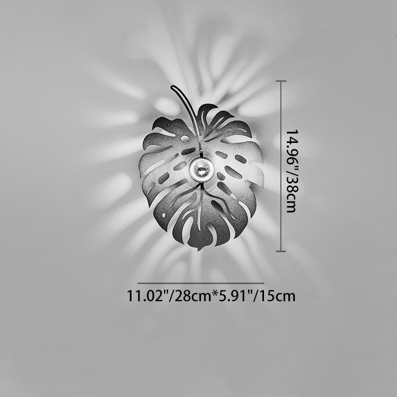 Iron Deer Butterfly Snowflake Wall Lamp