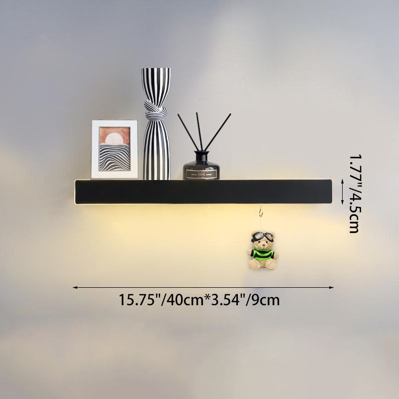 Iron Acrylic Linear Shelf Wall Lamp
