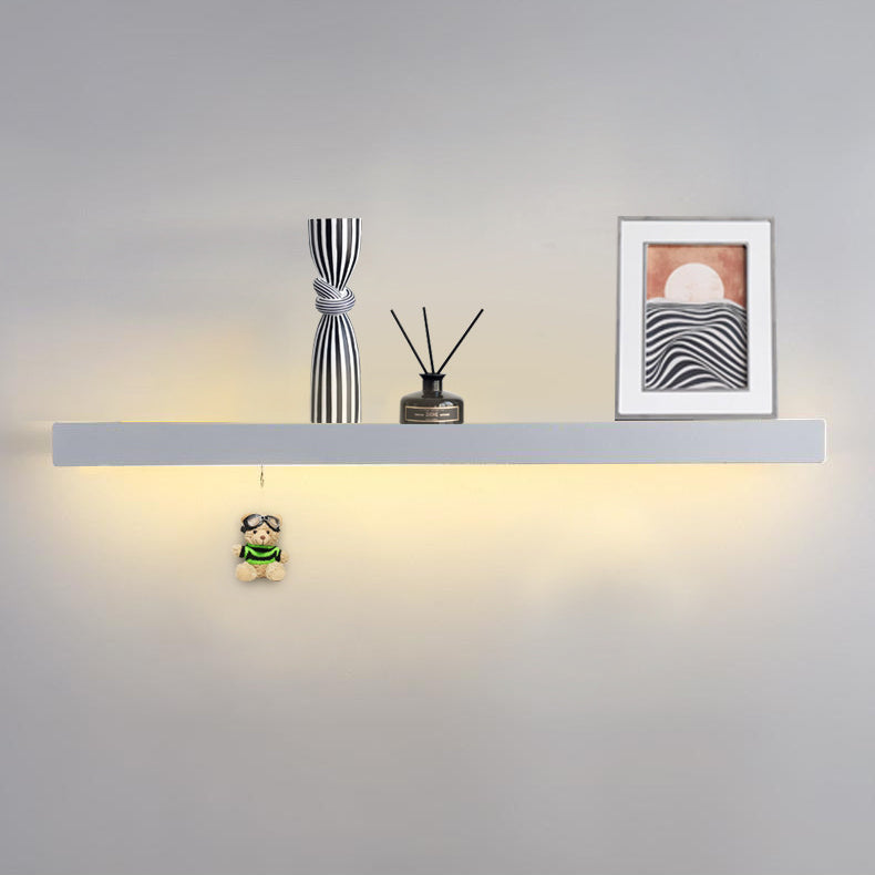 Iron Acrylic Linear Shelf Wall Lamp