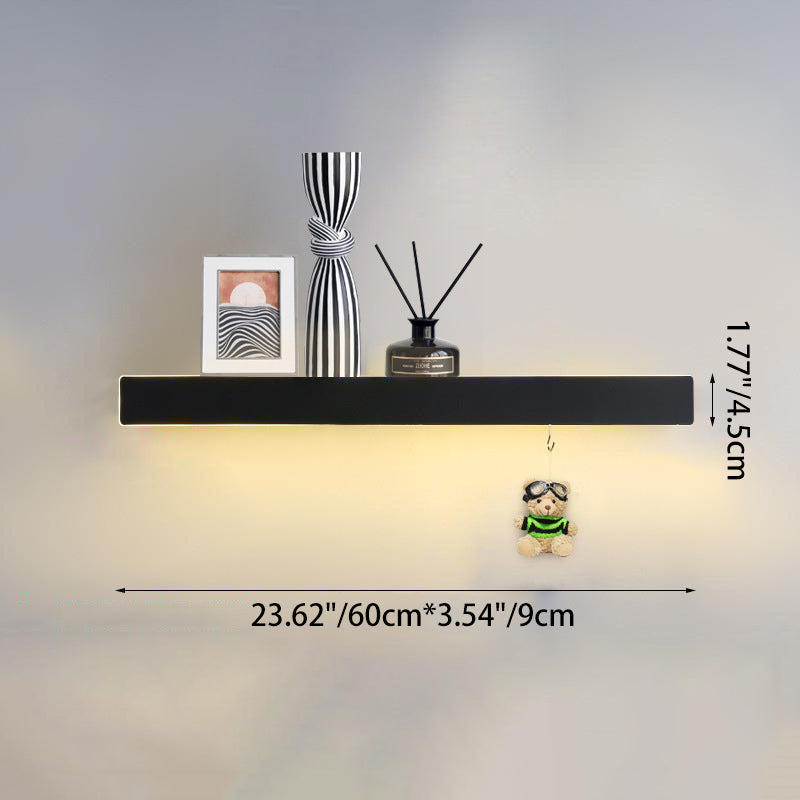 Iron Acrylic Linear Shelf Wall Lamp