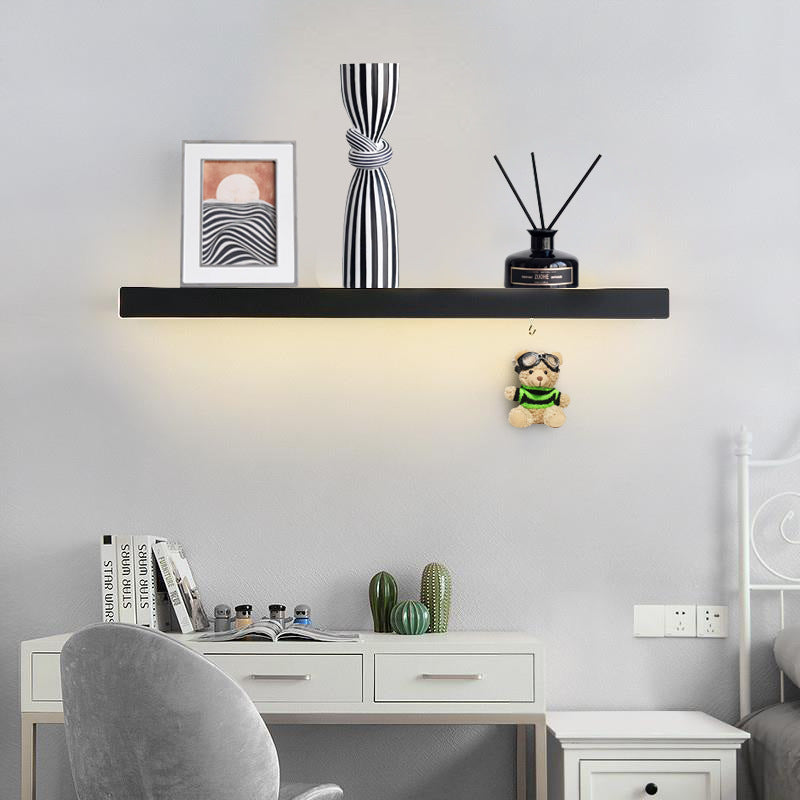 Iron Acrylic Linear Shelf Wall Lamp