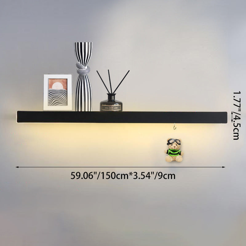 Iron Acrylic Linear Shelf Wall Lamp