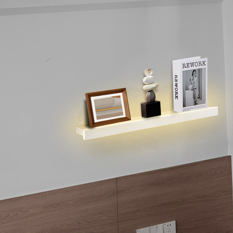 Iron Acrylic Linear Shelf Wall Lamp