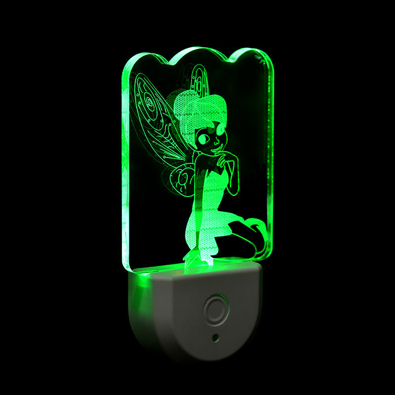 Acrylic Christmas Tree Cartoon Wall Lamp