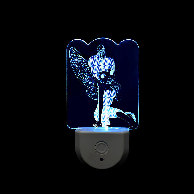 Acrylic Christmas Tree Cartoon Wall Lamp