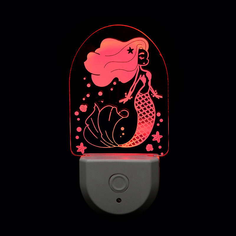 Acrylic Christmas Tree Cartoon Wall Lamp