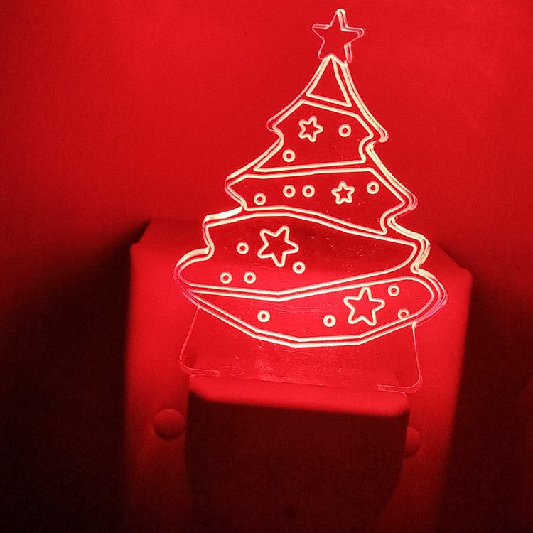 Acrylic Christmas Tree Cartoon Wall Lamp