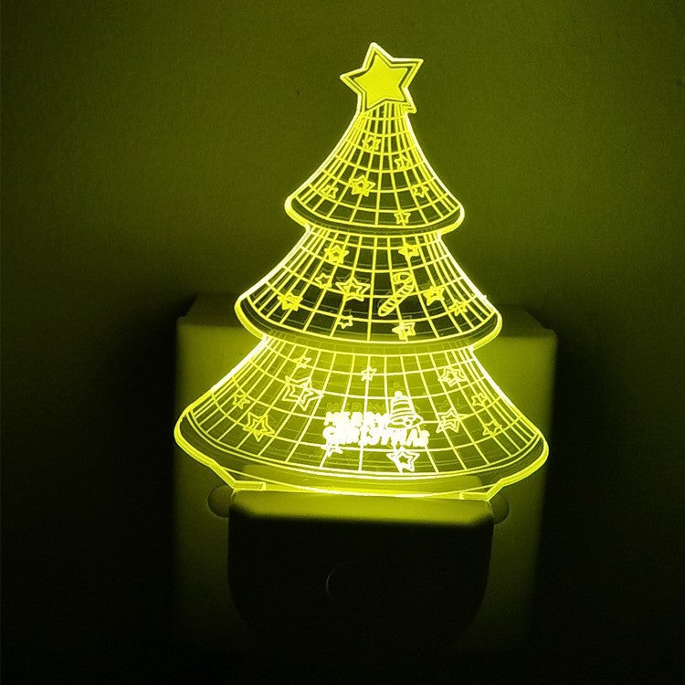 Acrylic Christmas Tree Cartoon Wall Lamp