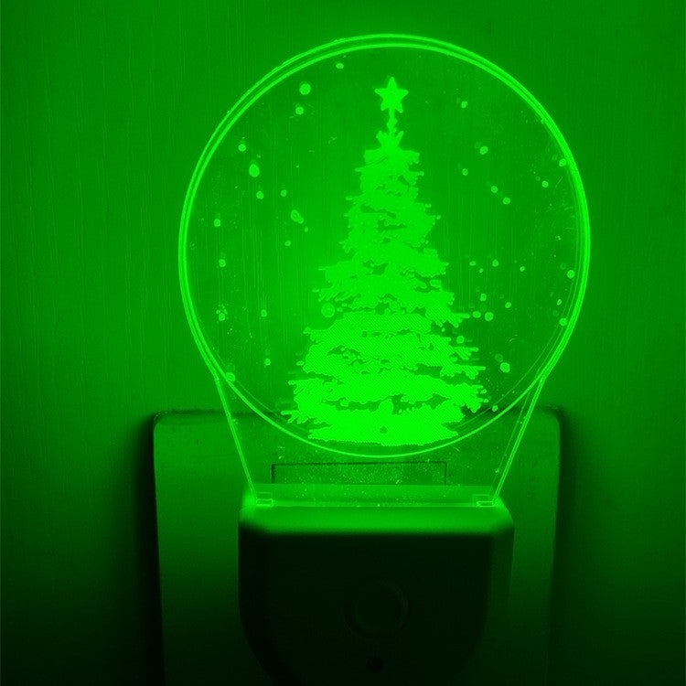 Acrylic Christmas Tree Cartoon Wall Lamp