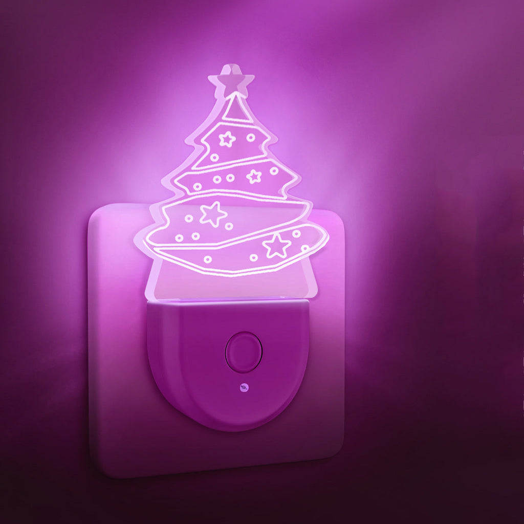 Acrylic Christmas Tree Cartoon Wall Lamp