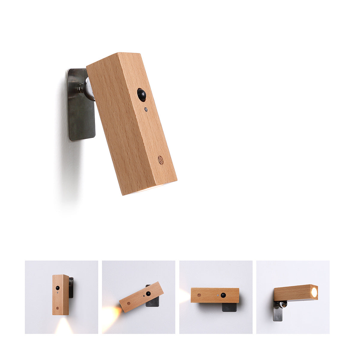 Rechargeable Rotatable Motion Sensor Wall Lamp