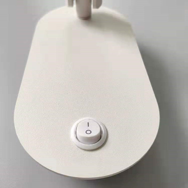 Aluminum Iron Cylindrical Bedside Wall Lamp