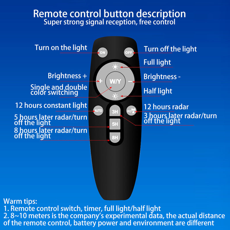 Motion Sensor Acrylic Aluminum Outdoor Light