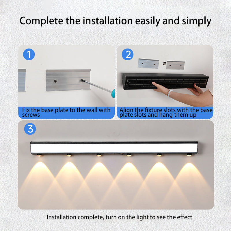 Motion Sensor Acrylic Aluminum Outdoor Light