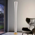 Aluminum Iron Acrylic Tower Floor Lamp