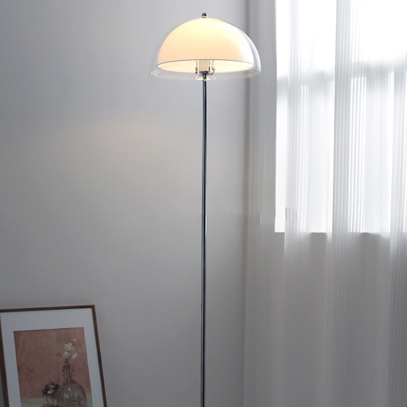 Iron Acrylic Dome-Shaped Living Floor Lamp
