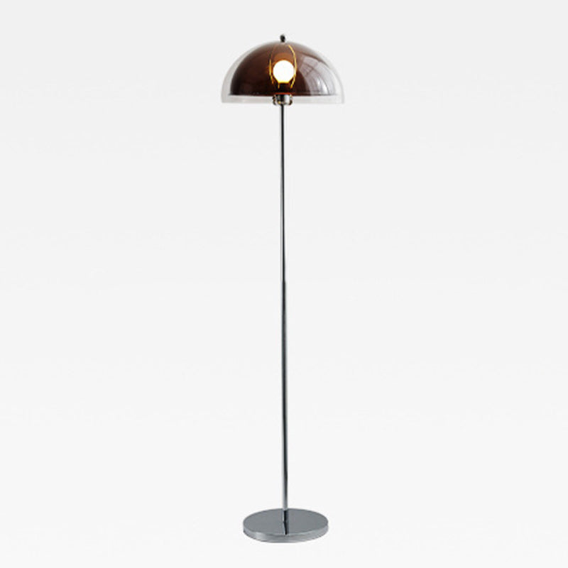 Iron Acrylic Dome-Shaped Living Floor Lamp