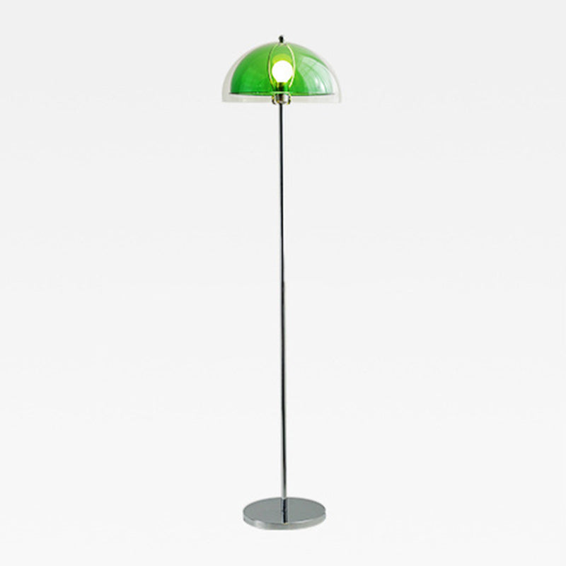 Iron Acrylic Dome-Shaped Living Floor Lamp