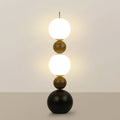 Iron Acrylic Gourd-Shaped Ball Floor Lamp