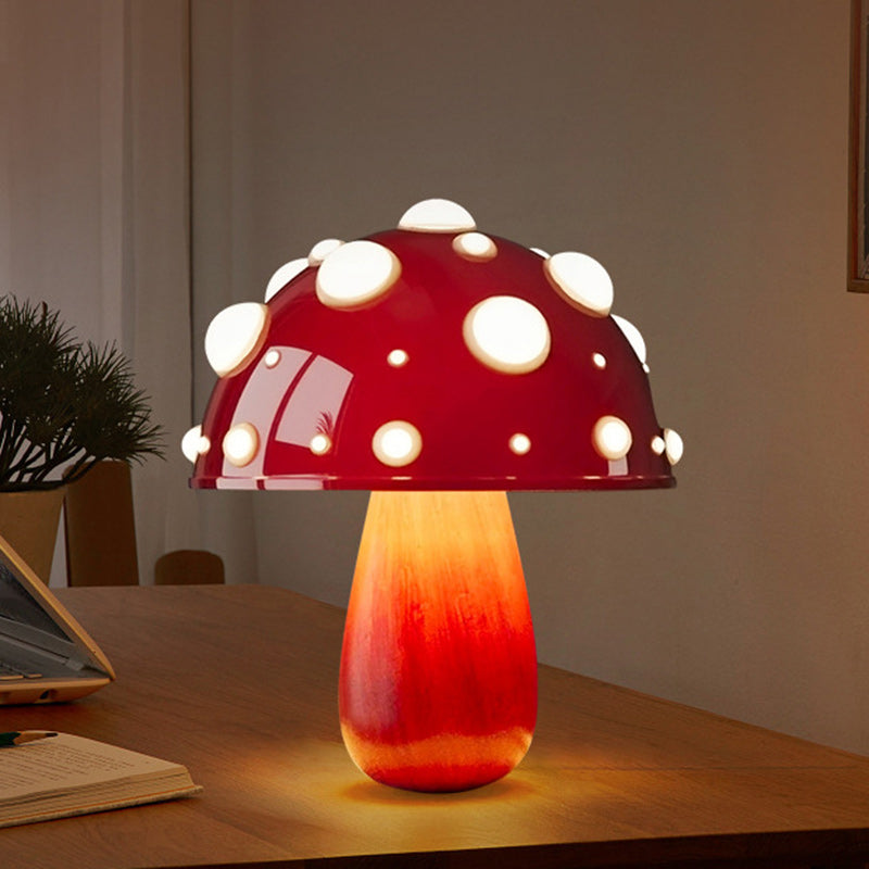 Rechargeable Iron PC Mushroom Table Lamp