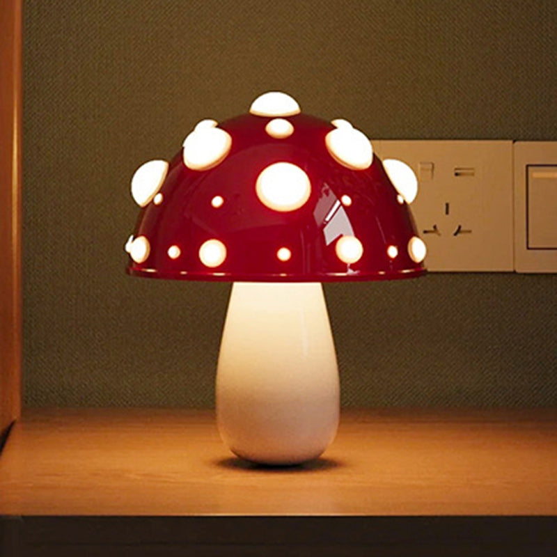 Rechargeable Iron PC Mushroom Table Lamp