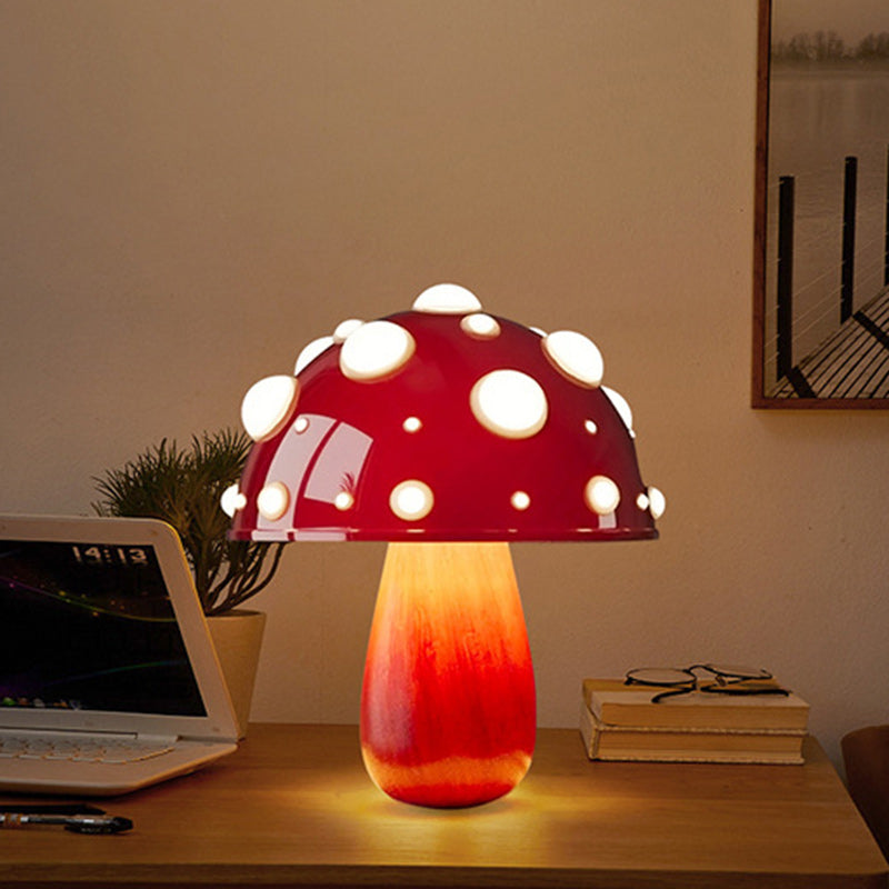 Rechargeable Iron PC Mushroom Table Lamp
