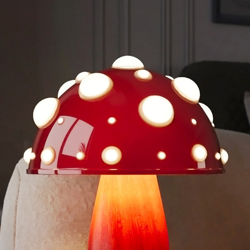 Rechargeable Iron PC Mushroom Table Lamp